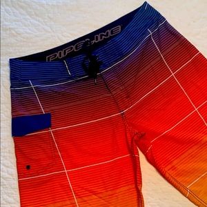 Like NEW Pipeline Board Shorts Sz 32